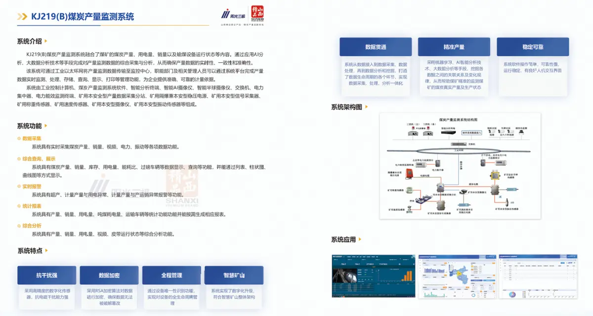 KJ219(B)煤炭产量监测系统